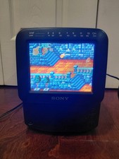 Sony Color Watchman Sintonizzatore TV-AM/FM FDT-5BX5 5" CRT Televisore Orig Adattatore AC