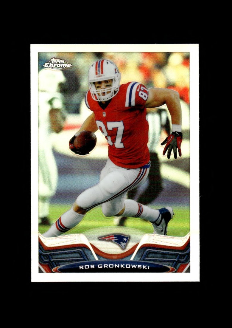 2013 Topps Chrome: # 35 Rob Gronkowski Refractor NM-MT OR BETTER