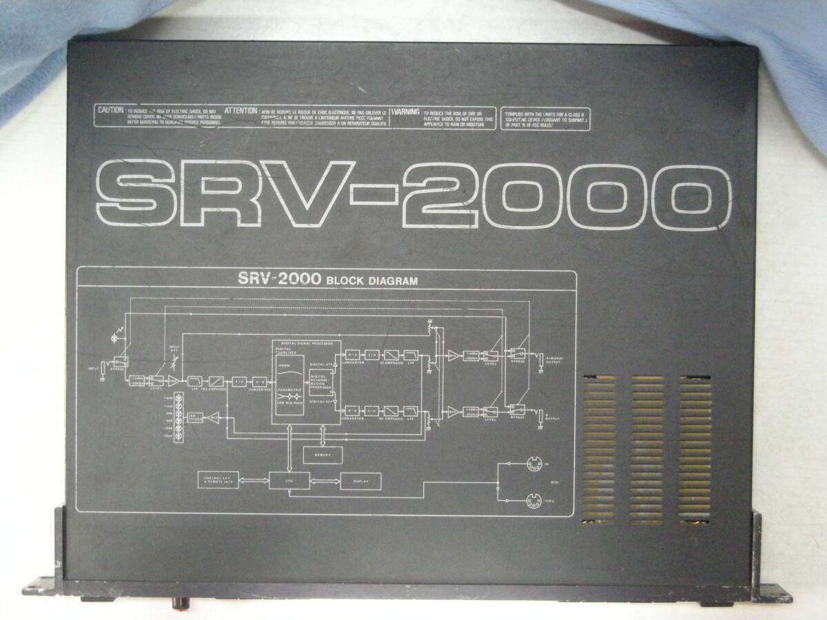 Roland SRV-2000 Digital Reverb Effect Rack Recording PA Equipment