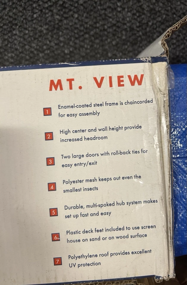 Tienda exterior para camping WENZEL Screen House 12*10’ (3,65*3,04 m) Foto 3 de 4