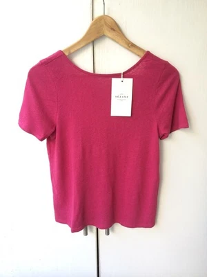 Sezane Alie Top T-shirt Rose Camelia XS - Neuf avec étiquette NWT - Photo 1/4