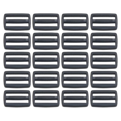 1'' Tri-Glide Sliding Buckles, 50pcs Strap Fastening Strap, Navy Blue