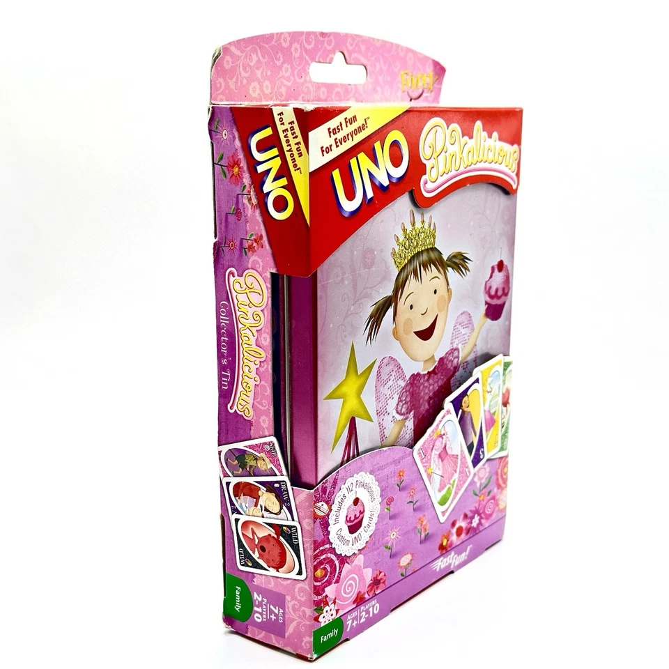 UNO Pinkalicious Card Game – Collector’s Tin New Sealed HTF Discontinued - Image 3 of 4