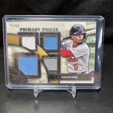 Masyn Winn Cardinals 2025 Topps Museum Primary Pieces Quad Relic /99 