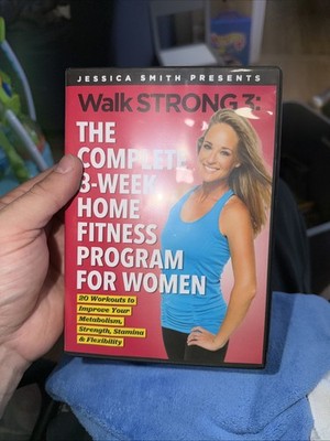 Jessica Smith Walk Strong 3 Complete 8 Week Home Fitness Program DVD 6 Disc Set