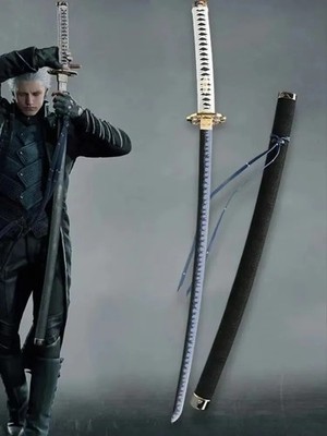 104cm Yamato Katana Devil May Cry 5 Sabre Vergil Yamato Knife Cosplay Prop Toy