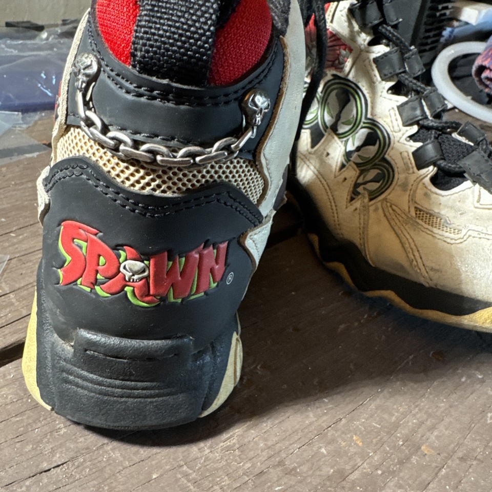 Spawn Spawn SPAWN High Top SHOES Todd McFarlane Toys Comics 1995 Kids sz 3 | eBay