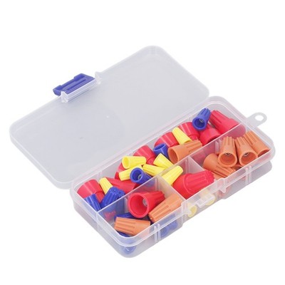 40Pcs Twist Wire Connector Elektrische Wire Cap Connector Nut 4 Typen Gesch CU