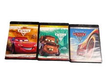 Disney Pixar Cars 1 2 3 Blu-ray 4K UHD Movie Collection