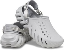 CROCS Men's Echo Clog Sandals - Atmosphere/Light Gray, Sz. 11 Casual Comfort-New