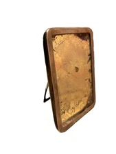 Vintage 1929 Asprey London Sterling Silver Travel Easel Mirror Luxury Art Deco