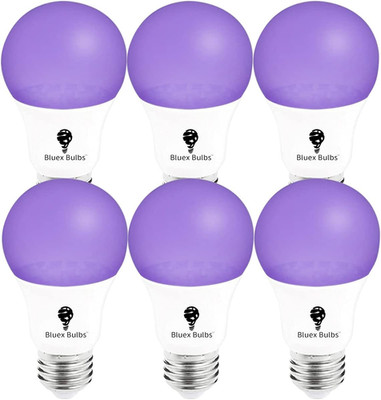 6 Pack LED Black Light Bulb, 9W A19 E26 Blacklight Bulb Level 385-400Nm, Body Pa