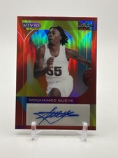 Mouhamed Gueye 2022-23 Leaf Vivid Autographs Red /35 - Atlanta Hawks Auto