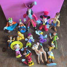 Vintage Disney Mickey Mouse  Friends Toy Figures Lot Of 14 Figurines PVC