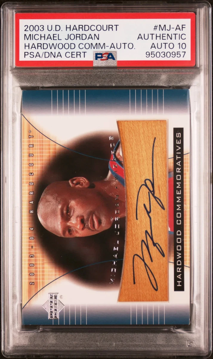 Michael Jordan 10 Graded Basketball Autographed Sports Trading