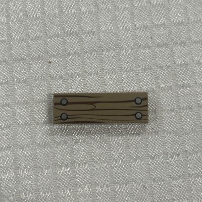 Lego Printed 1x3 Flat Piece Wood Plank