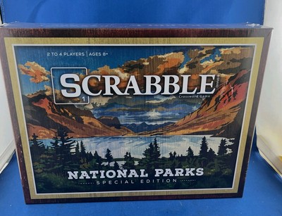 National Parks SCRABBLE  Family Boardgames Spelling Fun Word Games Night new box