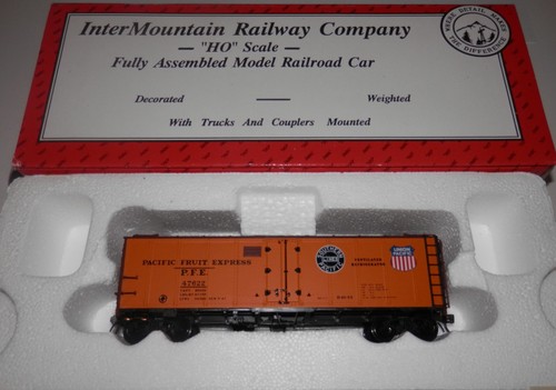 Búnker de hielo de acero InterMountain HO 40' Pacific Fruit Express 47622 #45501-05 nuevo en caja | Zustand: New