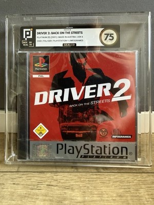 Driver 2 PlayStation 1 Sealed Neu Pixel Graded 75 / No VGA