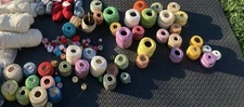 Vintage yarns Clark’s, American Threads, J&P Coats•Lots of colors