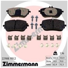Satz Bremsbeläge Bremsklötze vorne für Mercedes B Klasse W247 CLA C118 245889