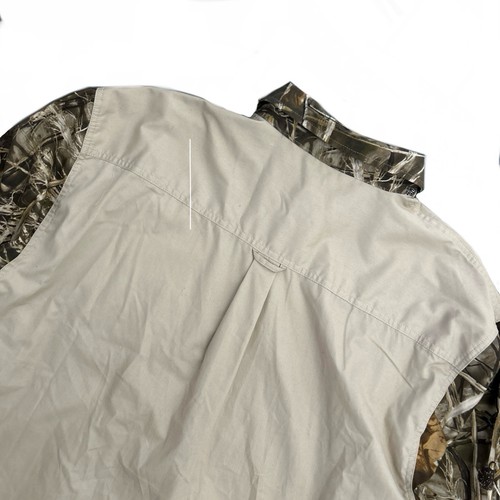 Duck Commander Shirt XXL Beige Camo Long Sleeves Hunting Outdoors Cotton Blend - Picture 9 of 9