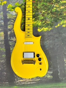 Yellow Prince Electric Guitar SH Maple Fingerboard Gold Bridge Free Ship