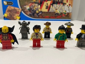 LEGO 7419 Dragon Fortress Orient Expedition Box Manual Figures NO DRAGON Read