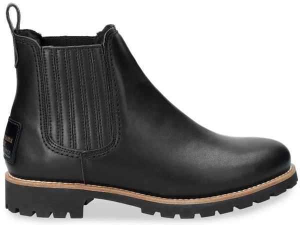 Women Panama Jack Boots Black Leather 38