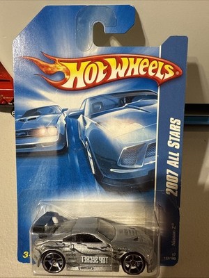 2007 Hot Wheels Nissan Z silver Top Secret All Stars 152/180