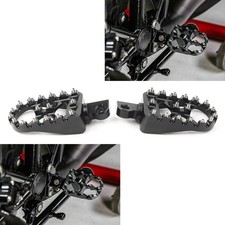 Wide Foot Peg MX Style For Harley Dyna Sportster Iron 883 Fatboy Bobber