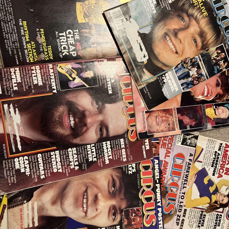 Circus Magazine Huge 18 Issue lot Vintage 1978-81 * Bee Gees * Petty * Sex - Image 4 of 4