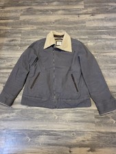Mountain Khakis Kids Gray Full Sherpa Jacket Boys Size Large .