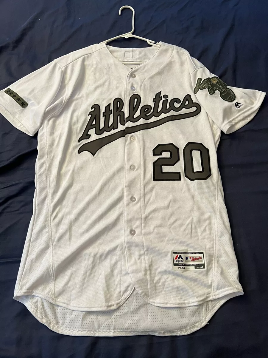 Mark Canha signed jersey