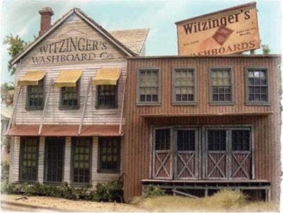 Bar Mills 172 Bausatz ''Witzinger's Washboard Co.''