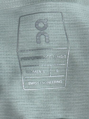 On Womens Performance Long-T S Mineral Long Sleeve Crew Neck Lightweight Logo - Foto 11 di 16