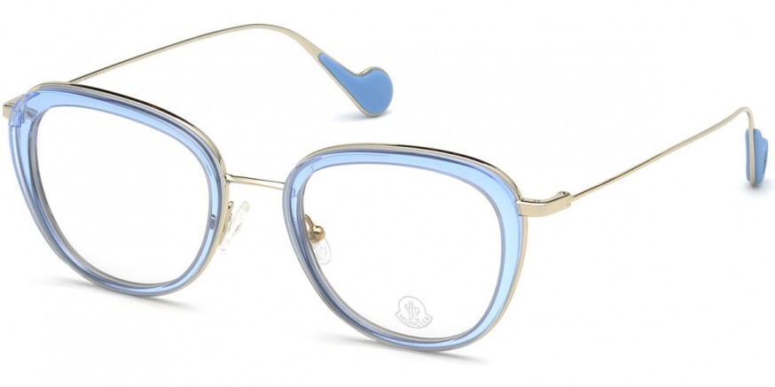 Moncler ML5048 084 Синяя пластиковая оправа для оптических очков 50-20-140 Кошачий глаз 5048 32090₽