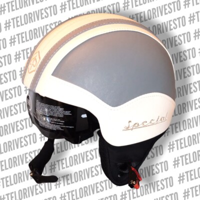 Casco 50 Special Vespa Lambretta Vintage retrò personalizzato in pelle s m  l xl | eBay