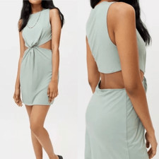 Urban Outfitters Charlie Knotted Cut Out Mini Tank Dress Medium