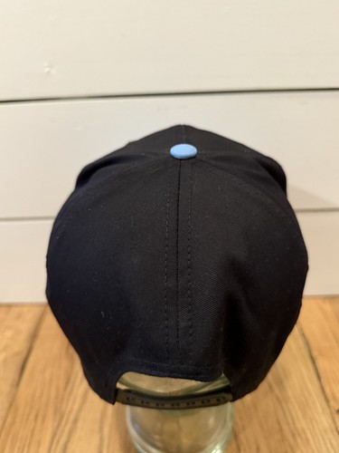 Cappello Houston Oilers Snapback Nero Blu Split Bar Eastport TEAM NFL come nuovo vintage - Foto 5 di 10