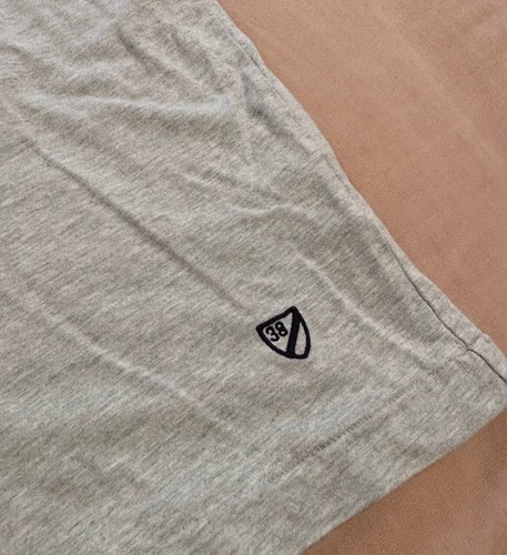 Daniel Cremieux Shirt Mens Short Sleeve T-Shirt XL V-Neck Cotton Gray-blue - Picture 4 of 6