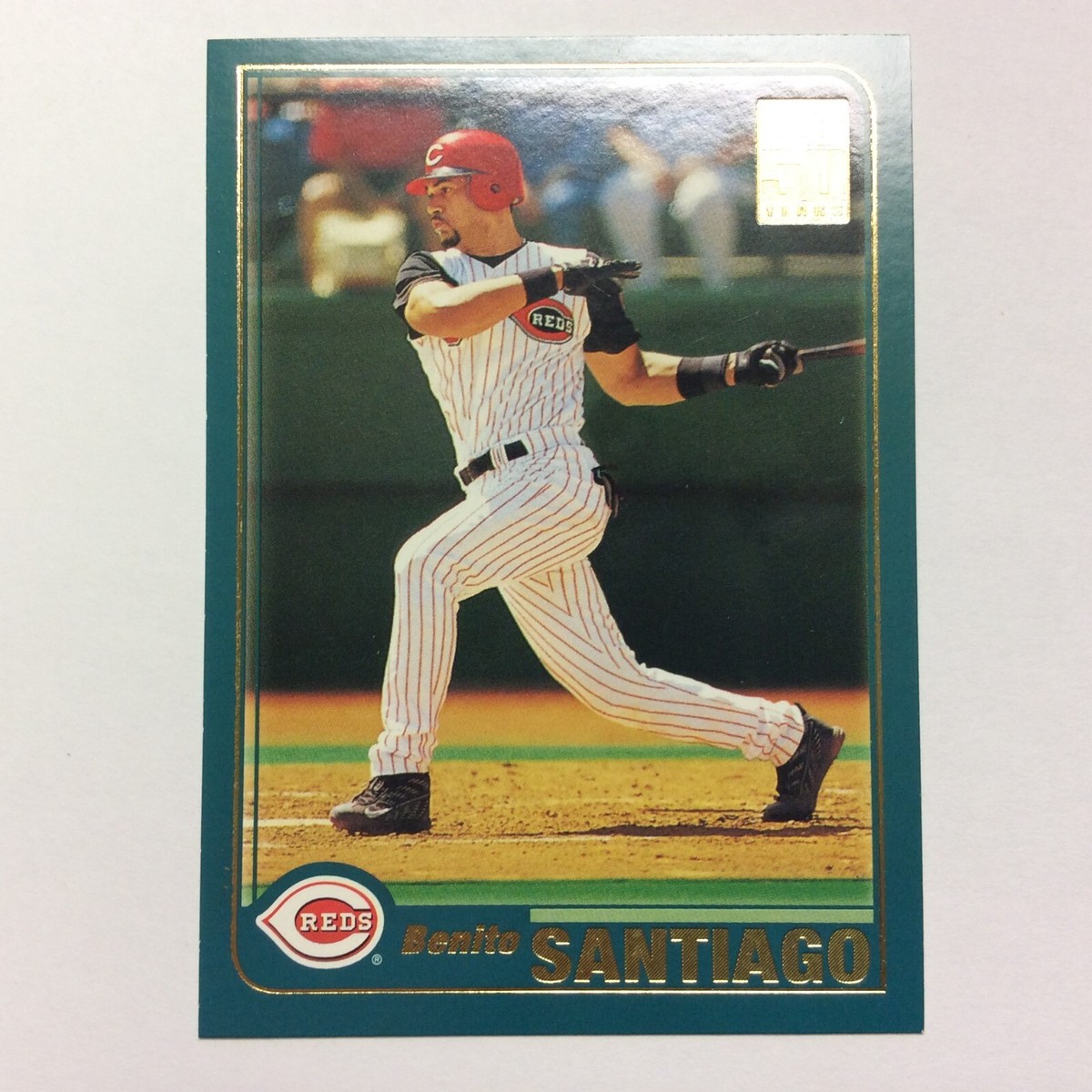 2001 Topps #677 Benito Santiago Cincinnati Reds