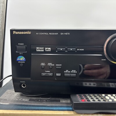 Panasonic SA-HE70 Receiver HiFi Stereo 5.1, W/Box & Remote