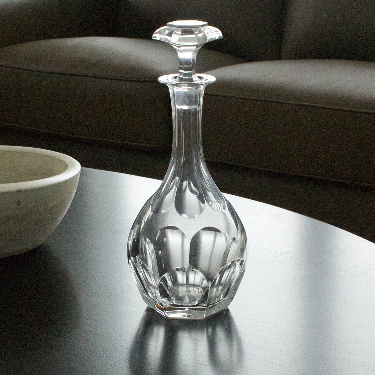 Vintage Baccarat Malmaison Crystal Decanter with Stopper for Wine