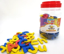 109pc Letters Neuro Phonics Focused Letter Alphabet ABC Fridge Magnets Soft Foam