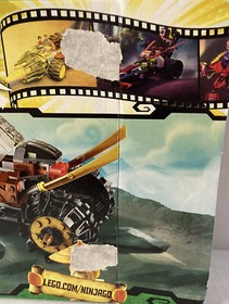 LEGO Ninjago Cole's Driller (70502)Over 99% complete vehicle W/Manual/No MiniFig