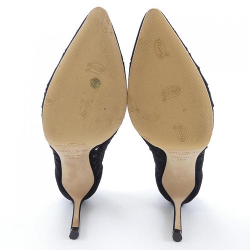 Escarpins Slingback RODO En Daim Et Cuir Noir - Taille 37 (US 6.5), Talons Moyens, Occasion