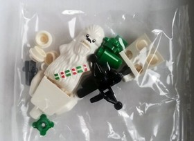 LEGO Star Wars Christmas - Rare - Snow Chewbacca Minifig - New - From 75146
