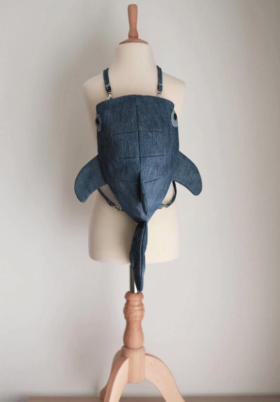 Paper sewing pattern Whale shark bag for backpack or crossbody adult / child - Image 2 of 4