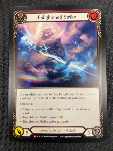 Enlightened Strike WTR159 Flesh and Blood TCG NEAR MINT | eBay